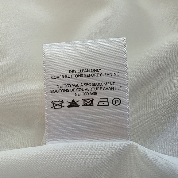 Veronica Beard Isola Stretch Cotton Blend Jacket- Size 14- Off White - Picture 14 of 14